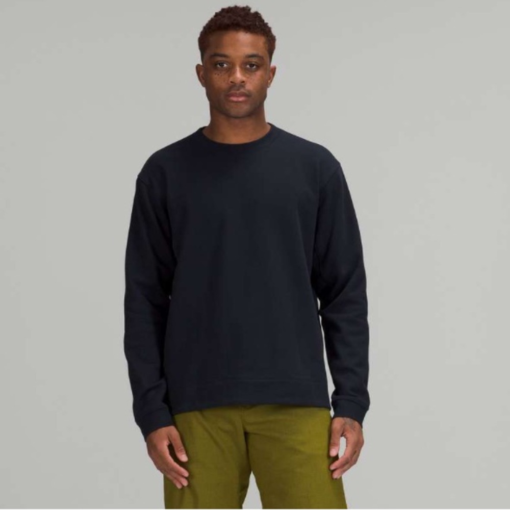 Men’s Lululemon French Terry Oversized Long Sleeve Crew - XS